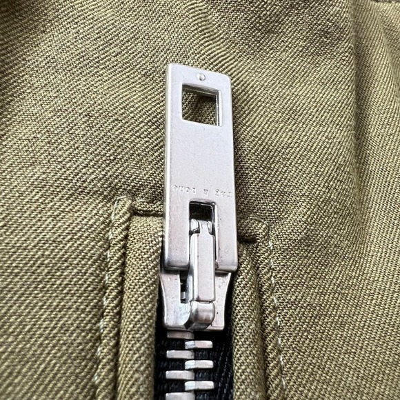 RAG & BONE Collier High-Rise Pants in Olive Green Women’s Size 6 - Picture 9 of 12